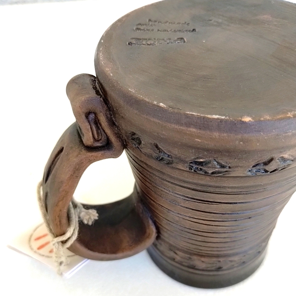 Praha Church Of Our Lady Before Tyn Mug Pottery Souvenir Prague Artist Signed - Picture 14 of 14